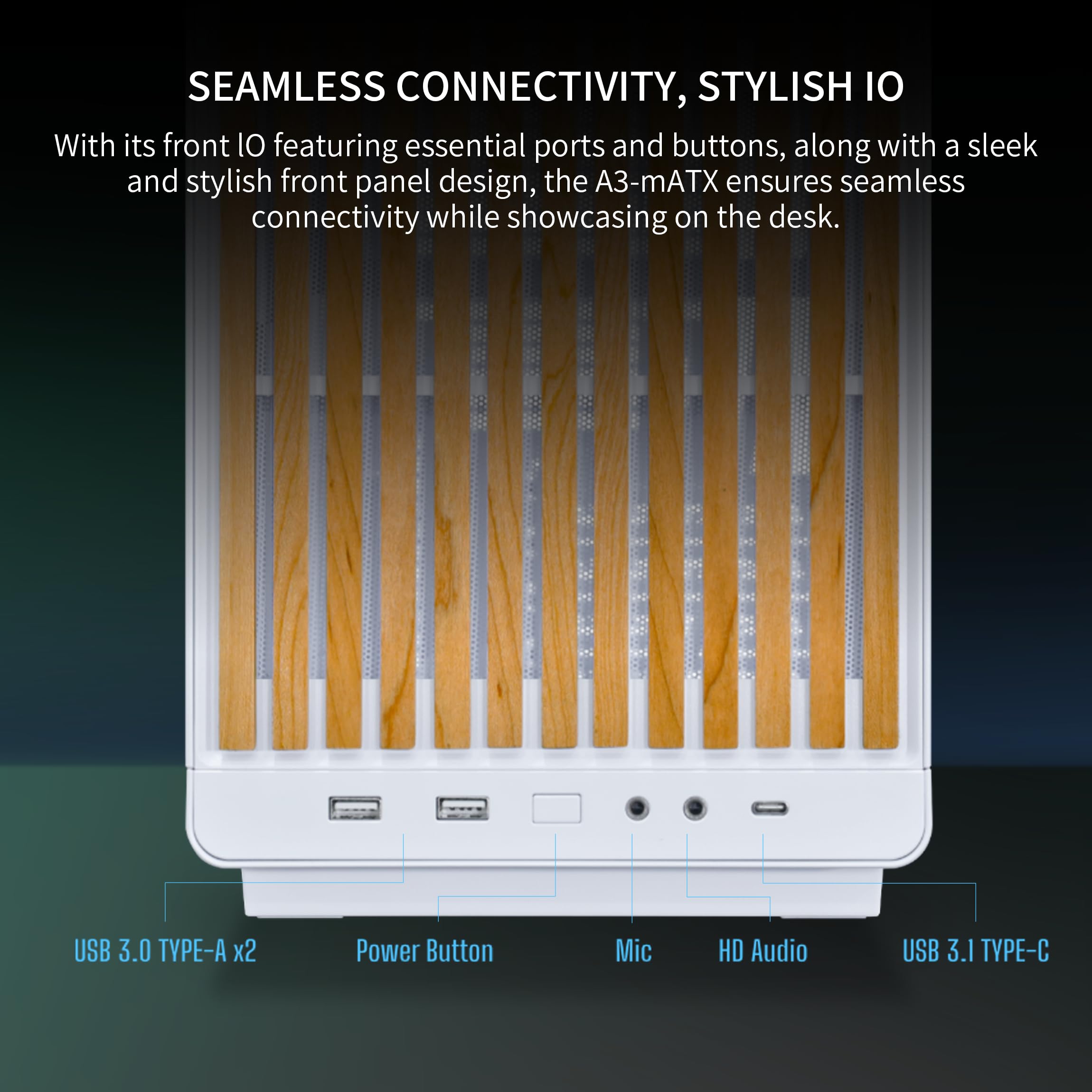 Lian Li A3-Matx Md Micro-Atx Pc Case - White With Modular Design And High Airflow Support - View 7