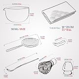 TEANAGOO Matcha Whisk 7 Pcs Set Ceremony Kit Chawan Chashaku Sifter view 7