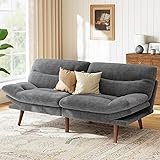 Marsail Futon Sofa Bed, Futon Couch with Adjustable