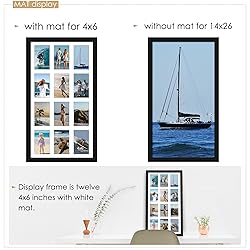 DUENPY 14x26 Collage Picture Frame 4x6 Collage