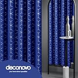Deconovo Blackout Curtains Set 2 Thermal Insulated Royal Blue 140x260 view 2