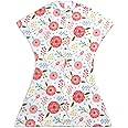 SleepingBaby Zipadee-Zip Transition Swaddle - Fleece Baby Swaddling Blanket with Zipper - Pretty Poppy, Large (12-24 Month)