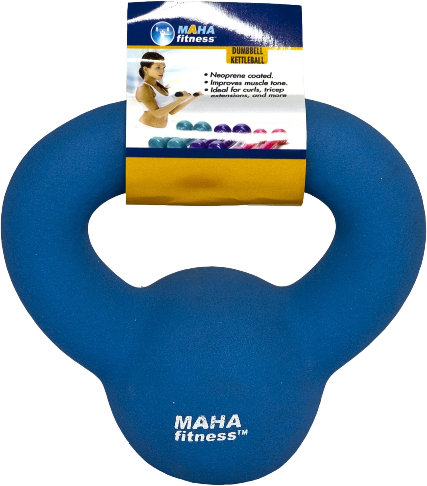 Maha Fitness Kettle Ball, Neoprene-Coated