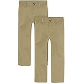 The Children's Place Boys Stretch Relaxed Straight Chino Pants, Multipacks