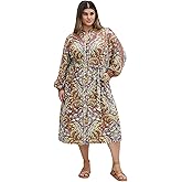 City Chic Womens Mysteria Print Dress