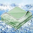 inhand Cooling Blanket Queen Size (90"x90"), Cooling Blankets for Hot Sleepers, Absorbs Heat to Keep Adults Cool for Summer Nights Sweats, Thin Cold Lightweight Blanket for Couch Bed, All Season Use