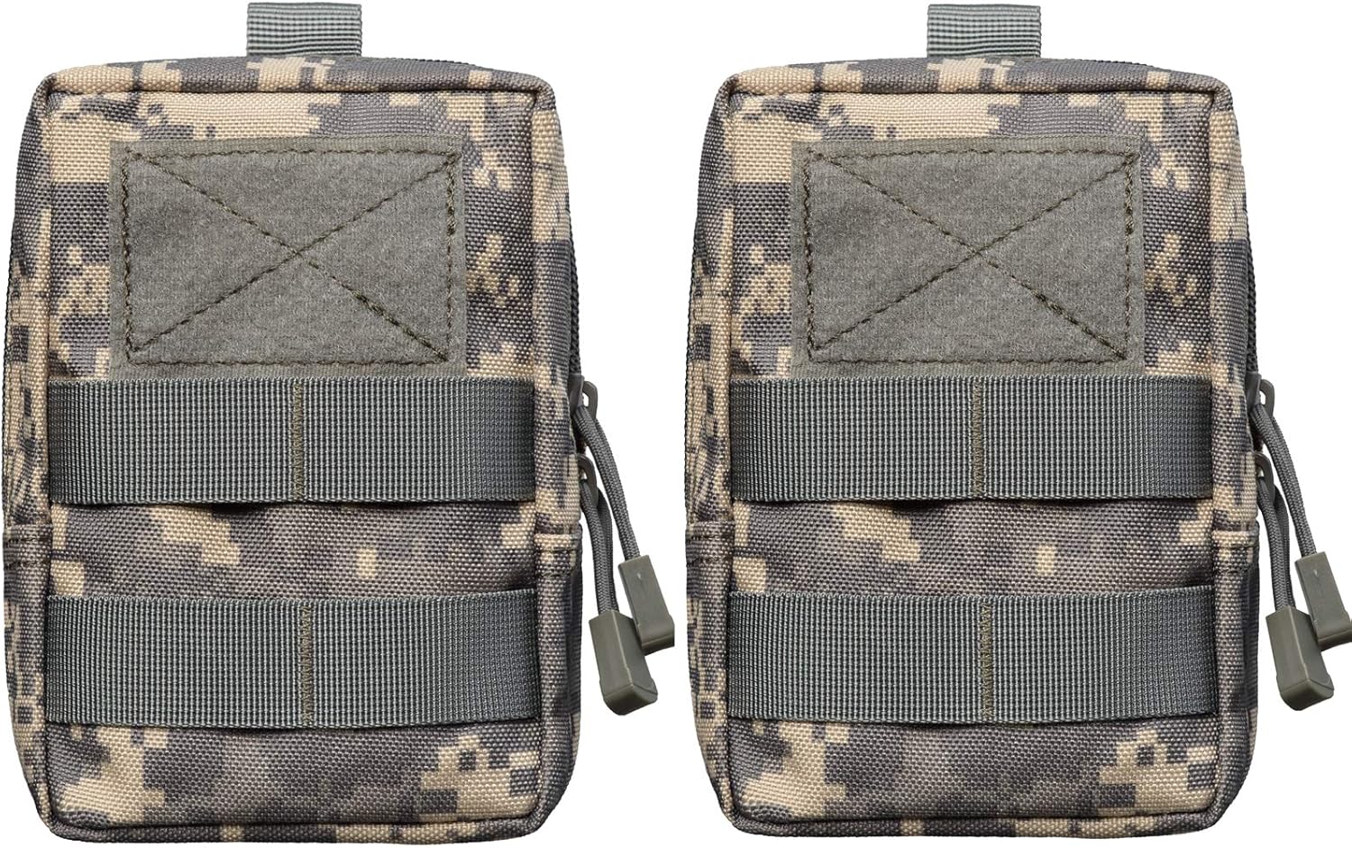 FRTKK 2 Pack Molle Pouches Tactical Compact Water