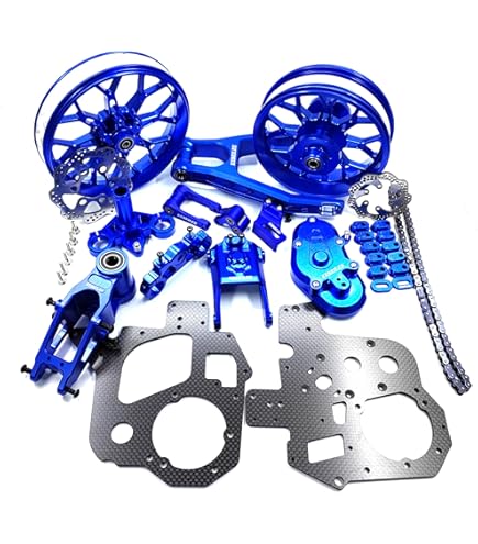 Aluminum 7075-T6 Wheel Hub Hex Set For LOSI 1:4 Promoto-MX Motorcycle - Front & Rear Upgrade Parts