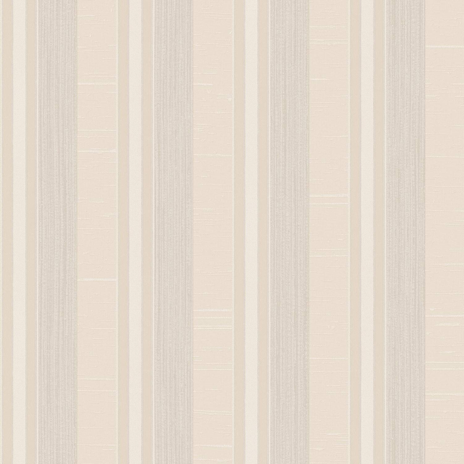 Galerie G67620 Palazzo Textured Varied Stripe Design Wallpaper, Beige, 10m x 53cm