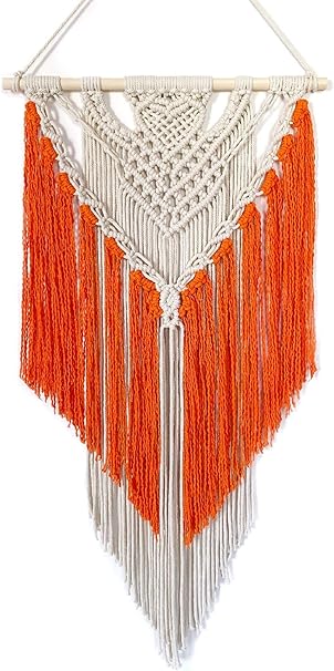 kraska yarn wall hanging boho decor decorative interior tapestry bedroom wall decor nursery room bohemian art decor