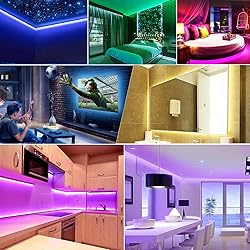 HOUHUI USB LED Strip Lights Kit, 4 Pre-Cut