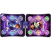 Dance Mats for Girls 4-8, Electronic Dance Mats, Dance Mat Toys, Kids Dance Mat, Girls Dance Mat, Dancing Mat, 2-Player LED Light Music Dance Toy with 5 Modes, Develops Hand-Eye Coordination