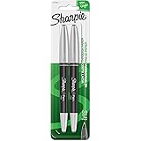 Sharpie Grip Pens, Fine Point (0.8mm), Black, 2 Count (1757951)