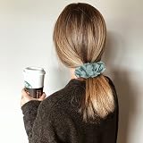 Lolalet Satin Scrunchies 6 Pack Soft Hair Ties for All Hair Types Style B view 8