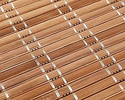LazBlinds Cordless Bamboo Roman Shades, Light