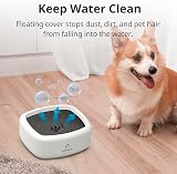 Petace Non Spill Dog Water Bowl 1.3 L 44 oz with Floating Disk view 6