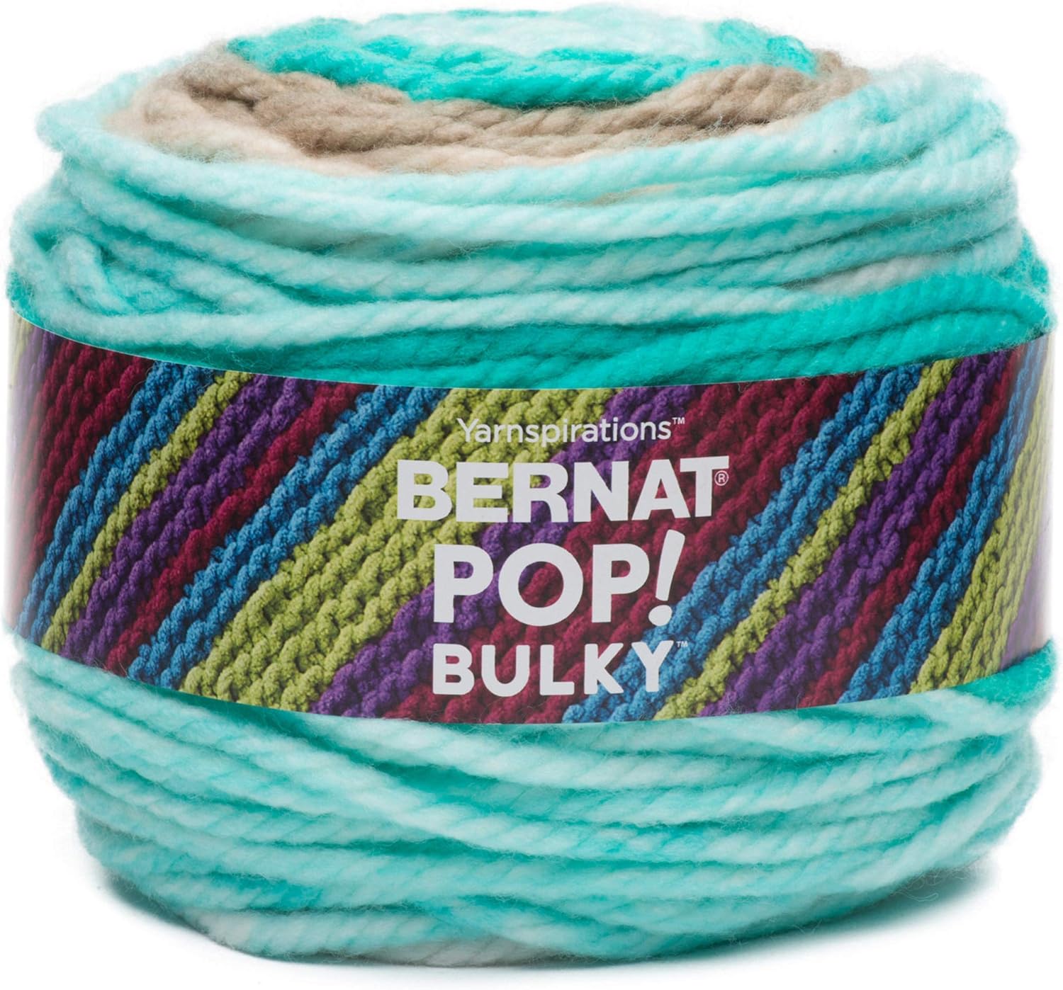 Bernat Pop! Bulky Yarn 280g Carefree Seashore Amazon.co.uk Kitchen & Home