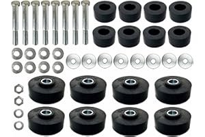 AUTO PRO USA Body Mount OE Style Rubber Bushing and Hardware Kit Compatible with Impala Sedan/Hardtop 1960-1964