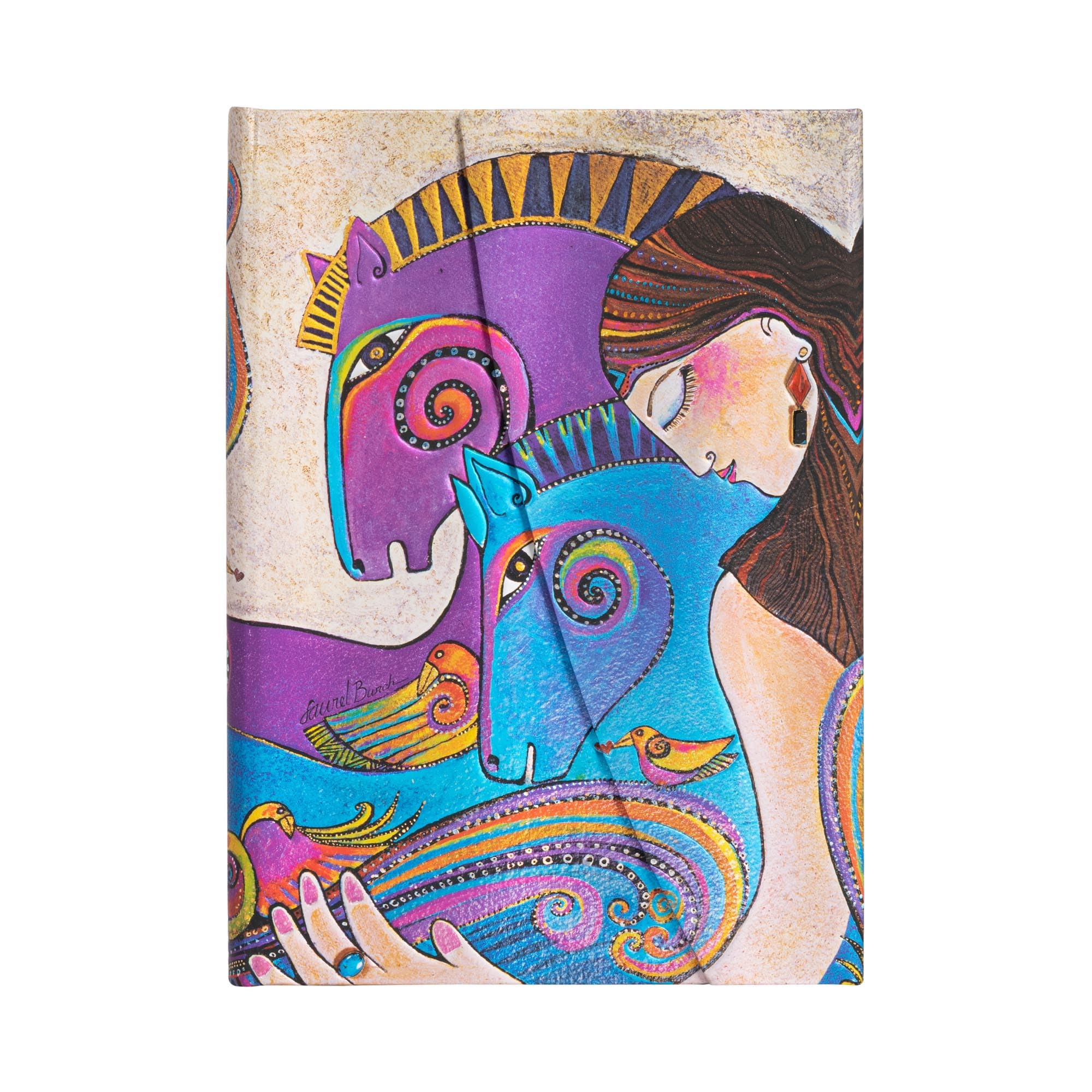 Paperblanks Hardcover Journal Maria and Mares | Lined | Midi (130 × 180 mm)