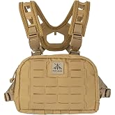 FHF GEAR Chest Rig Gen 2 | Lightweight Hunting Vest &amp; Tactical Chest Rig with MOLLE | Magnetic Tool Tunnel, Internal Pockets &amp; Shoulder Harness | All-Season Use Hunting Essentials