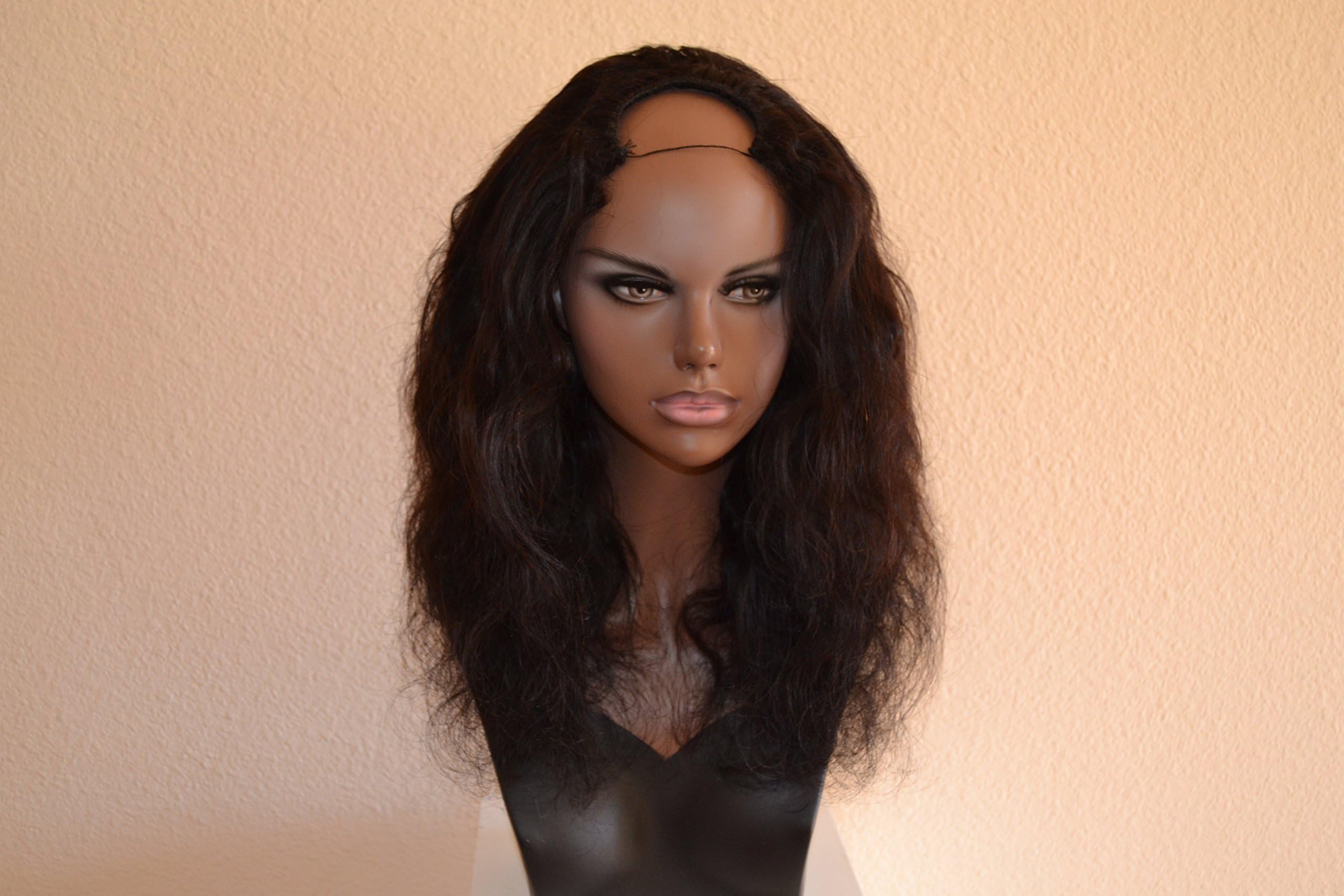 Handmade Upart Wig - Brazilian Virgin Body Wave 8A 1B 12-14-16