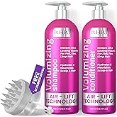 Volumizing Shampoo and Conditioner Set for Fine Hair | Hydrating, Nourishing, Boosts Volume, Texture, and Shine | Ideal for Thinning and Limp Hair | 10.14 fl.oz (Pair of 2)