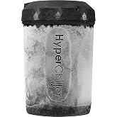 HyperChiller HC2 Patented Iced Beverage Cooler, Reusable, 12.5 Oz, Black | NEW, improved, more durable build. Ready in 1 min