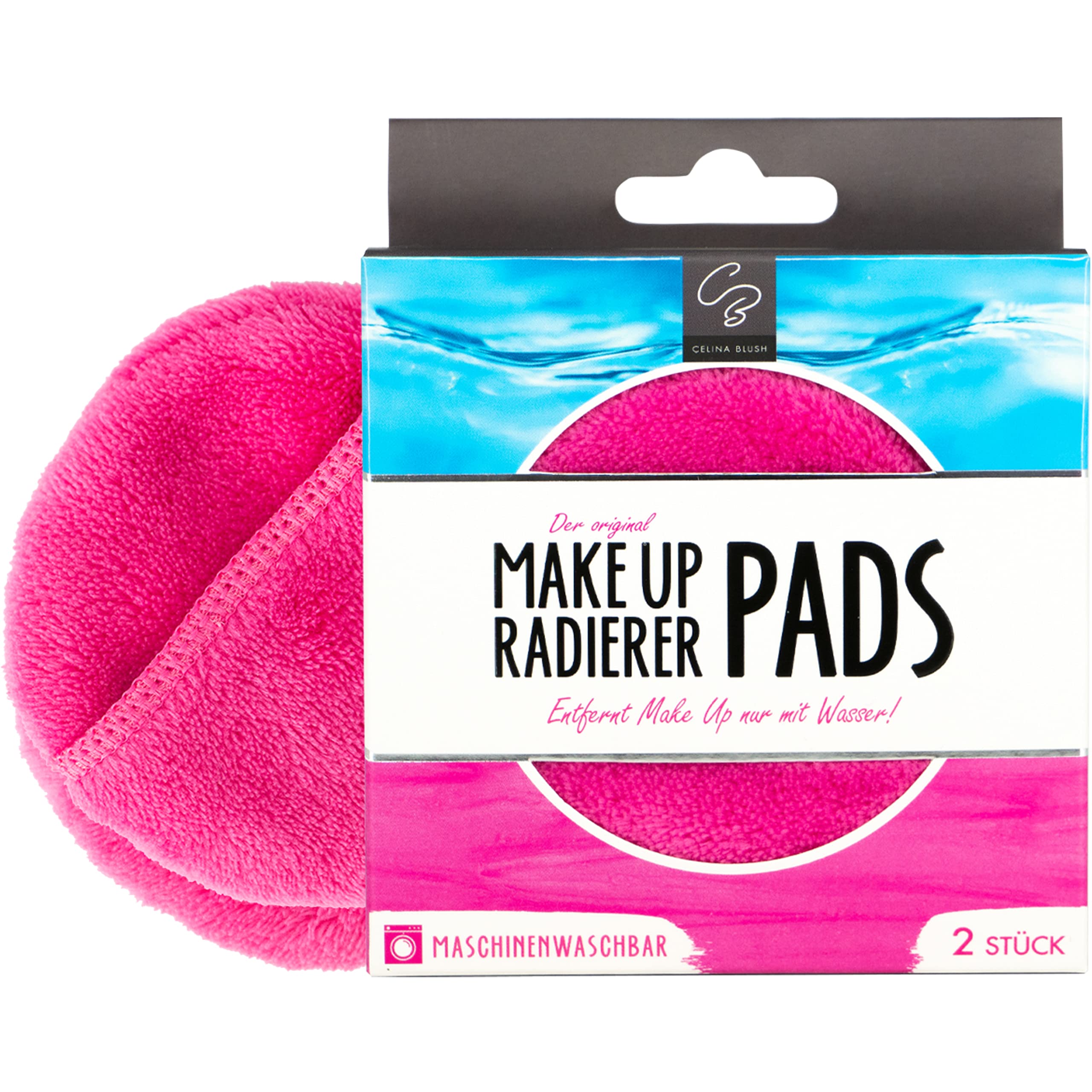 The Original Make-Up Eraser | Microfibre Make-Up Cloth (PAD | Pack of 2, Pink)