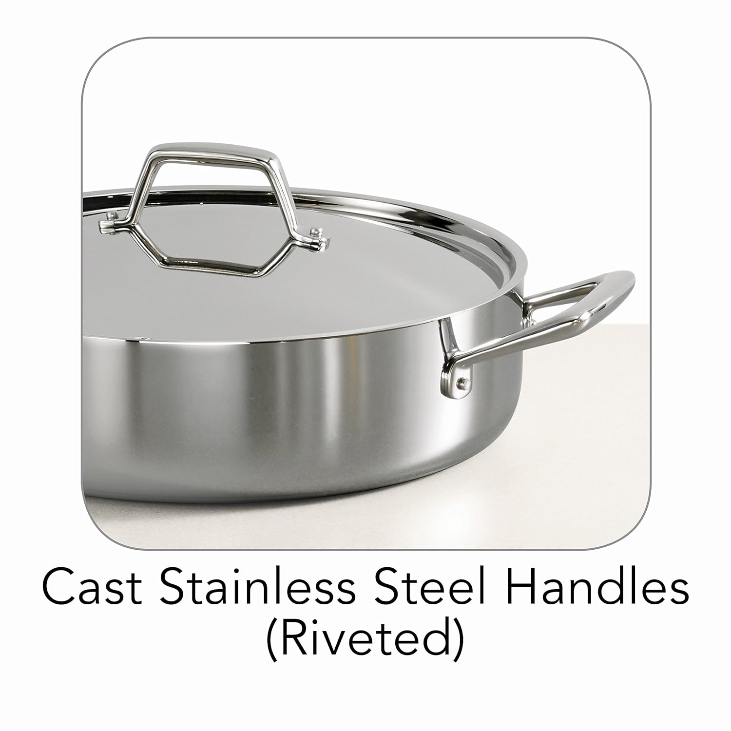 Kitchen 6Quart Made in Brazil Tramontina 80116/594DS Gourmet Stainless