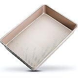 Nonstick Rectangle Cake Pan - 9x13 Baking Pan - Perfect Rectangular Cake Pan For Brownies, Cakes, Casseroles - Durable Warp-R