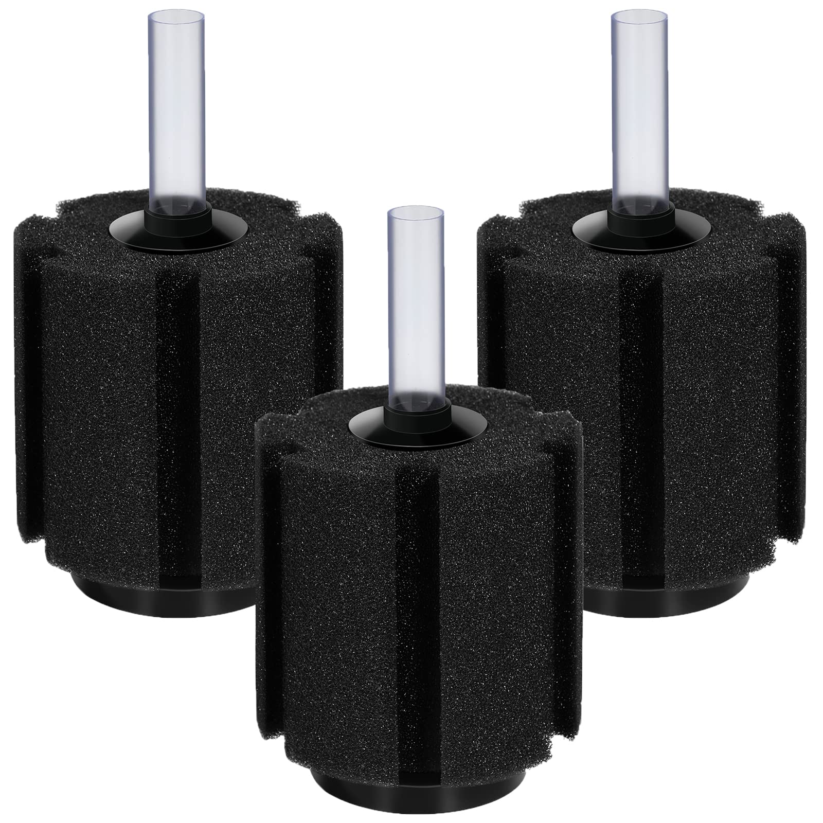 Photo 1 of AQUANEAT Aquarium Bio Sponge Filter Breeding Fry Betta Shrimp Nano Fish Tank, 3pcs (Large up to 60Gal)