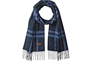 Hickey Freeman Patterned 100% Italian Cashmere Scarf for Men – Ultra-Soft Men’s Winter Scarves, 66-Inches x 12-Inches