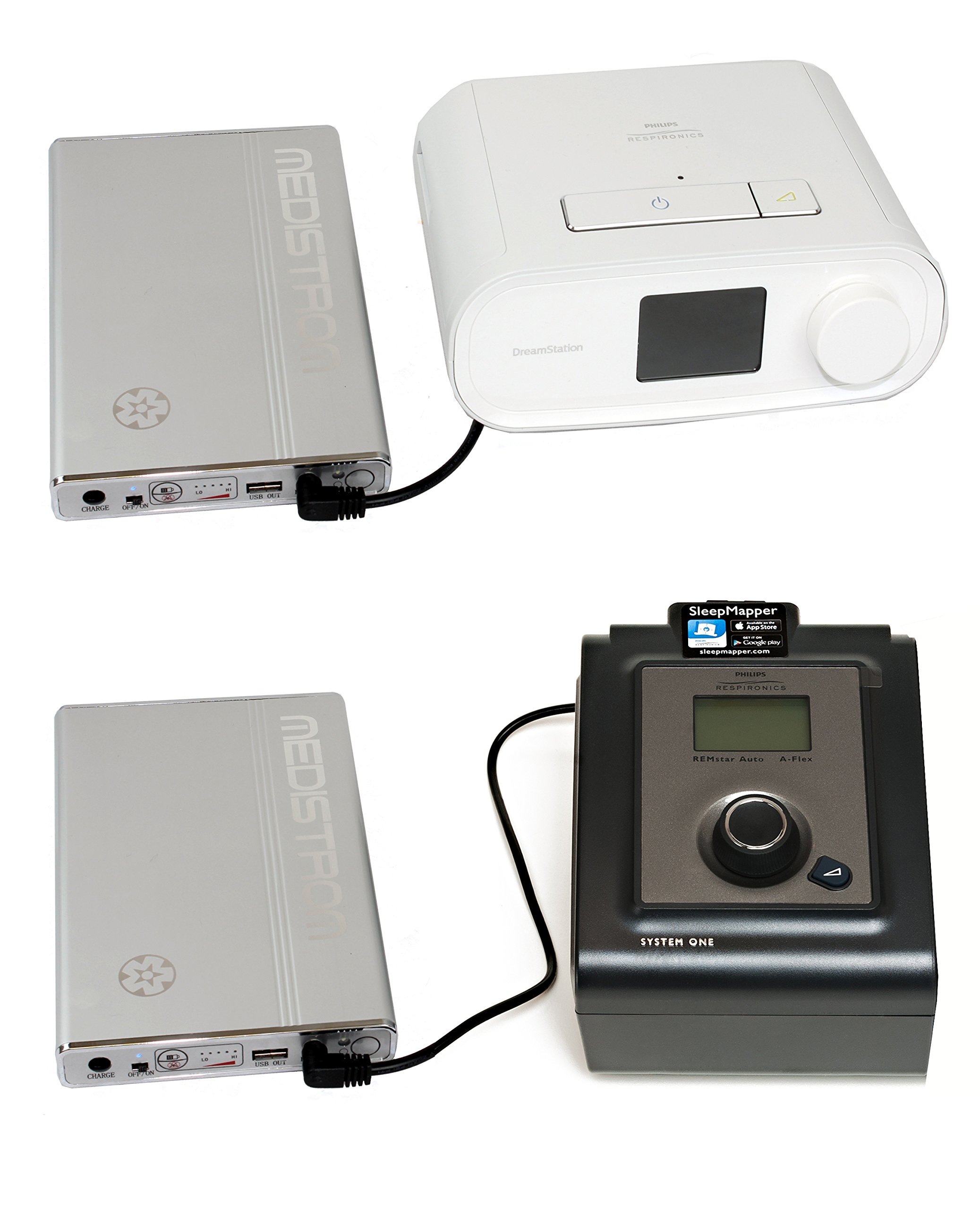 Car Charger for Pilot12 Cpap Battery System Health