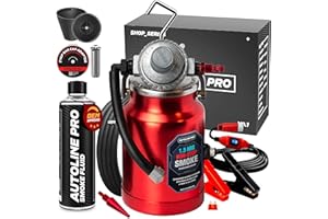 AutoLine Pro EVAP High Volume Smoke Machine Leak Tester – Shop Series - Automotive Tester for Vacuum Leak Detection - Car Machine with Best Ranked Smoke Fluid, Premium Cone & Gas Cap Adapter