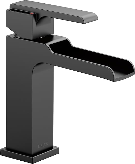 Delta Faucet Ara Single Handle Waterfall Bathroom Faucet Matte
