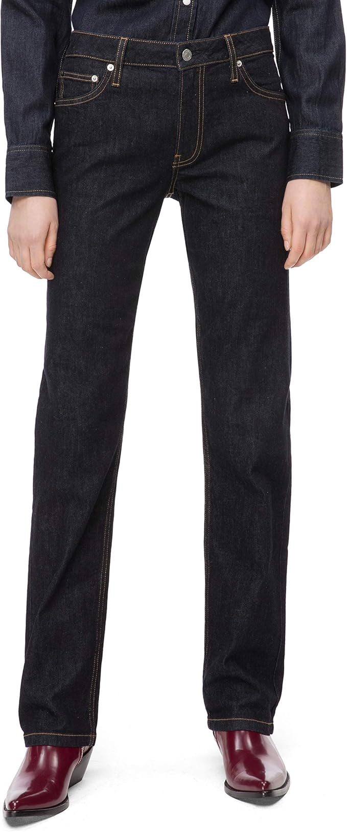 calvin klein straight fit jeans