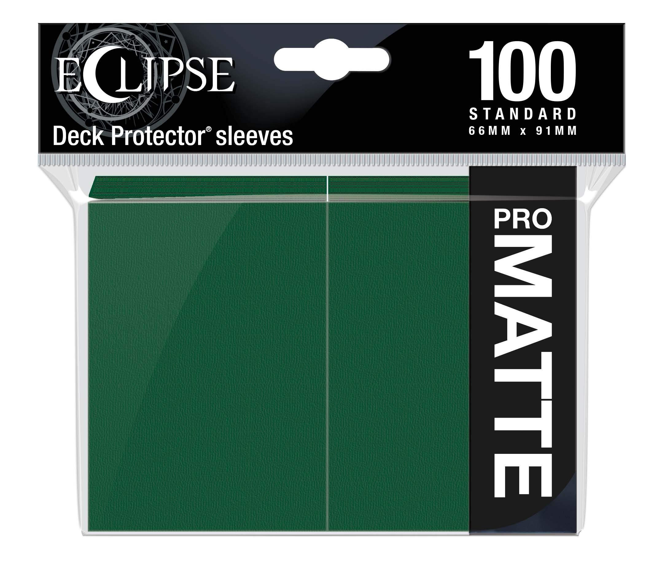 Ultra Pro - Eclipse Standard Matte Sleeves 100 Pack - Forest Green