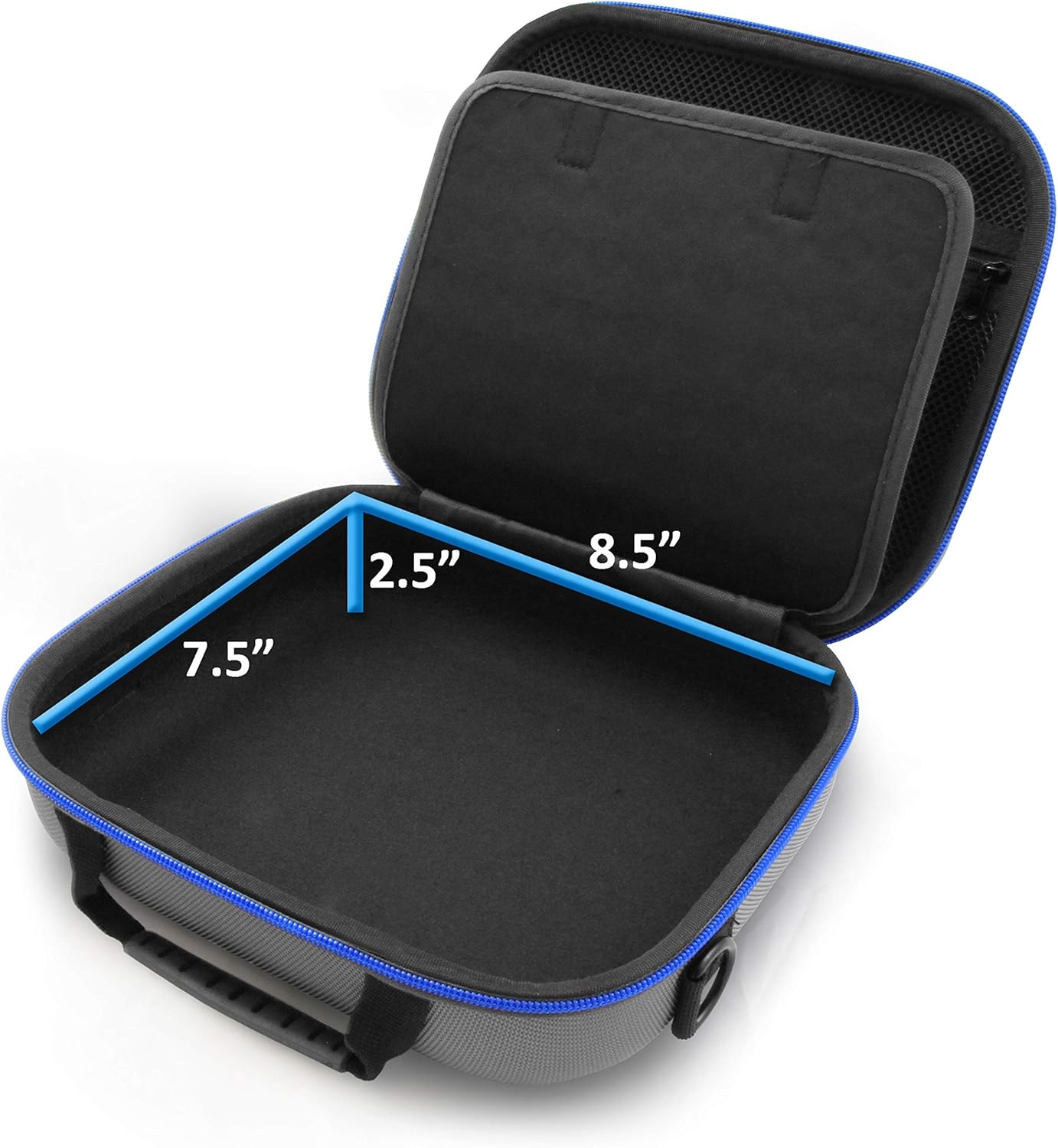 CASEMATIX Asthma Inhaler & Essential Carrying Case for Adult and Child - Protective Travel Bag for Handheld Asthma Nebulizer Machine, Asthma Mask, Asthma Spacer, Asthma Medicine & More - CASE ONLY: Health & Personal Care