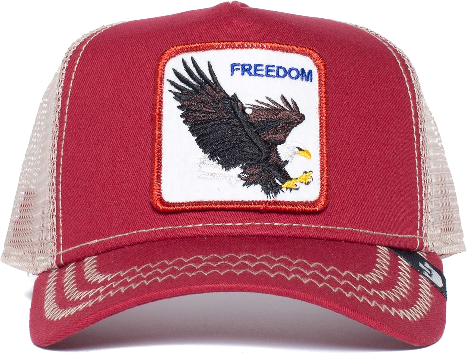 Goorin Bros. 'Fighter' Animal Farm Trucker Snap Back Baseball Hat Red