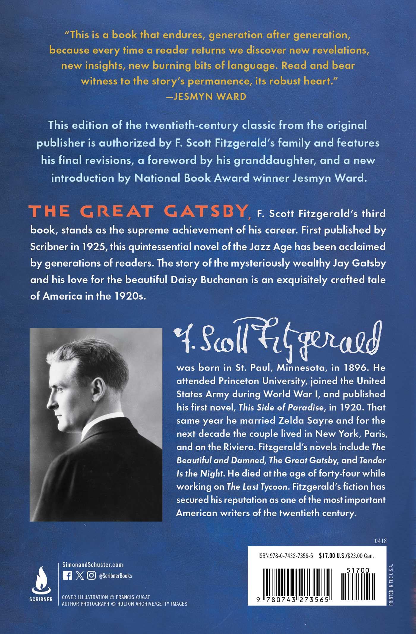 The Great Gatsby: The Only Authorized Edition