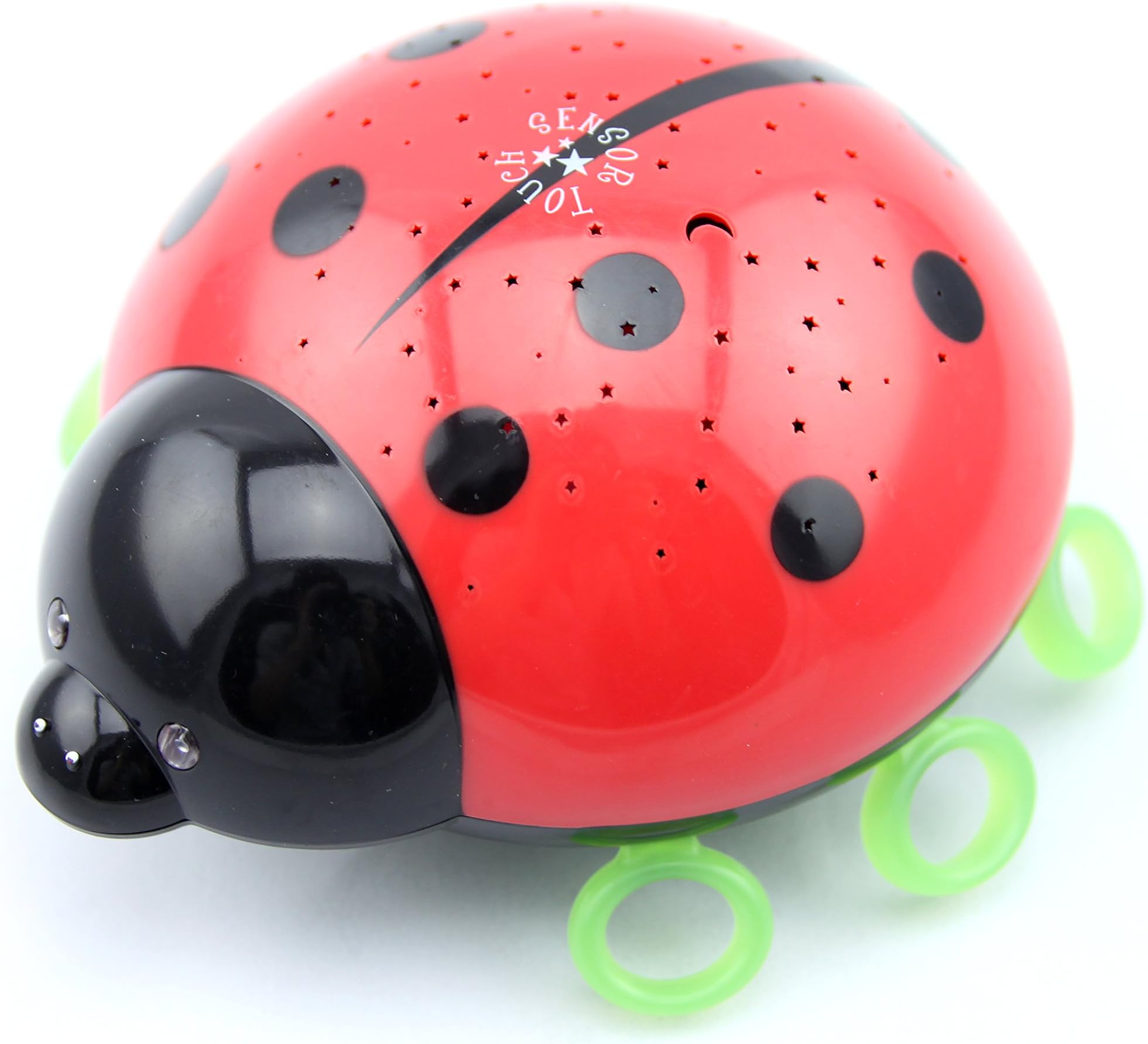 Lumitusi"Touch-Active, Easy Clean" Twilight Constellation Galaxy Beetlestar Projection Night Light (Red)