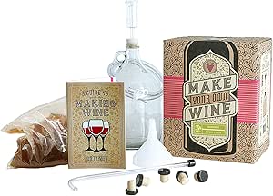 Craft a Brew Home Chardonnay Making Kit – Easy Beginners with Ingredients and Supplies – Ultimate Wine Brewing