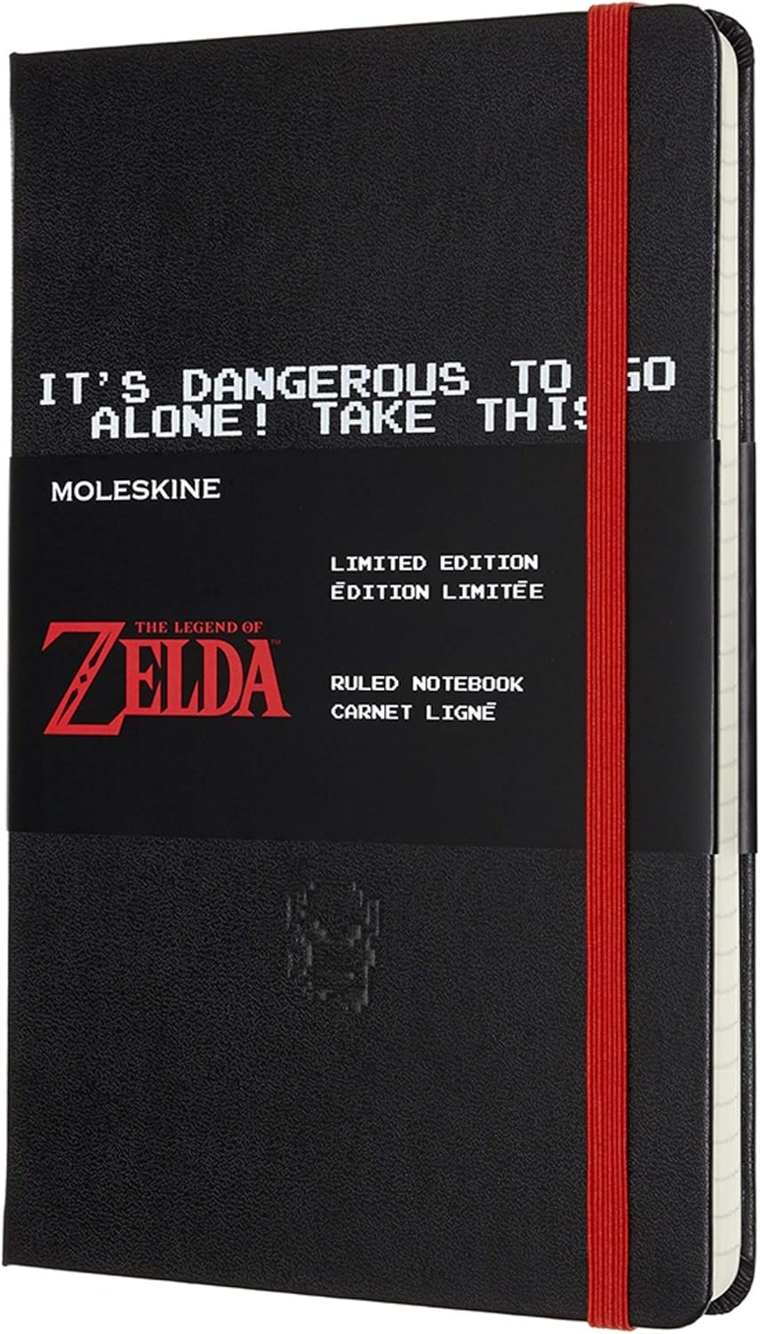 Moleskine The Legend of Zelda Themed Notebook, Ruled Notebook in