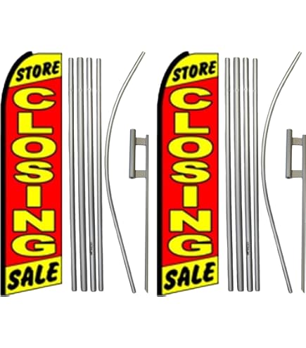 Fireworks Feather Flutter Flag - 11.5ft Tall Decorative Flag For 4th Of July & Events