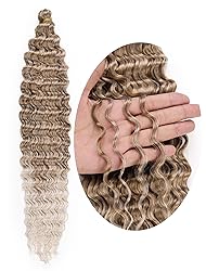 BATISI Water Wave Crochet Hair 1 Pack Curly