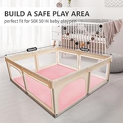 Huloo Sleep Baby Play Mat for Floor,1.3" Thick