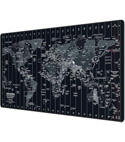 Grand Tapis De Souris Antidérapant Et Imperméable En Cuir