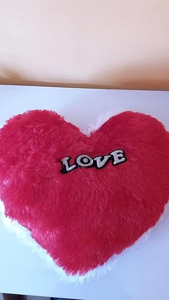 Deals India Musical Soft Red Jumbo Heart (18X16 Inches)