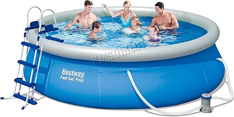 best way to blow up a pool