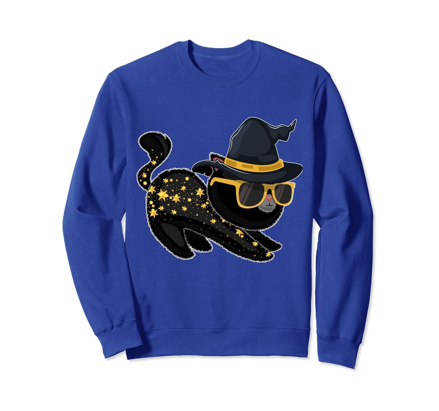 Halloween Witch Cat Costume Sweatshirt Witch Gift for Women-Rose